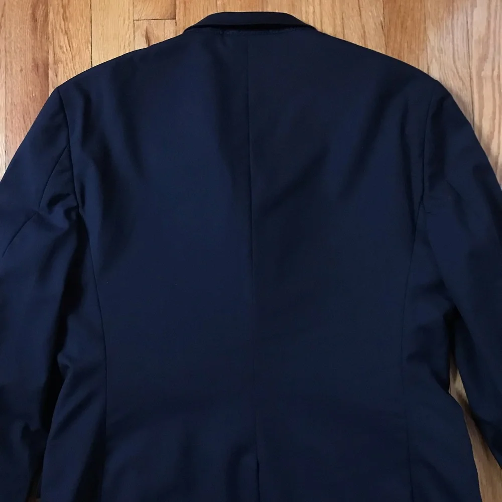 J. Crew X Loro Piana Black Ludlow Blazer Jacket Italian Wool 44R